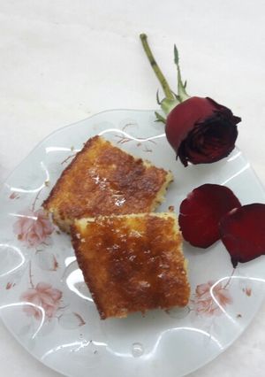 صورة لوصفة المبروشة او كيك جوز الهند 😍
