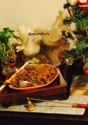 A picture of Chilli Mushrooms Restaurant Style.