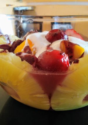 Una foto de Ensalada de frutas