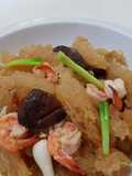 เอ็นหมูผัดกุ้ง