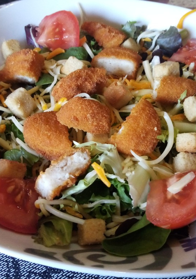 Una foto de Ensalada César en 9 minutos