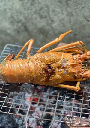 Hình của món Tôm Hùm Nướng.