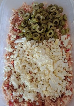 Una foto de Relleno de pollo para empanadas o tartas