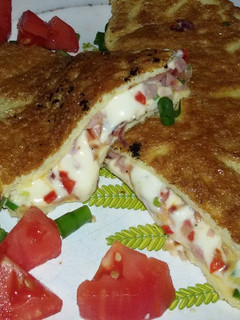 Una foto de Omelette Relleno
