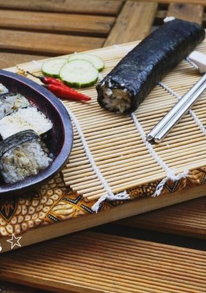 Foto resep Lemper Sushi Isi Suiran Ikan Kod