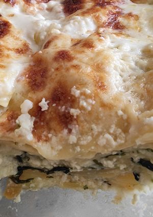 O poză a rețetei Lasagna cu spanac și ricotta.