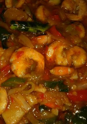 Foto resep Udang saus padang