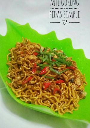 Foto resep Mie goreng pedas