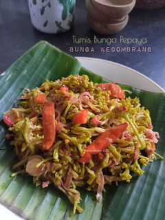 Foto resep Tumis Bunga Pepaya Kecombrang 'dan Tips'