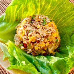 A picture of Oatmeal Egg Fried Rice.