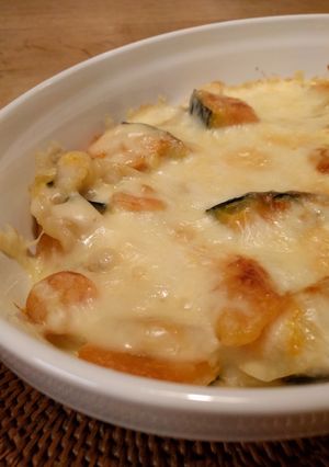 A picture of Pumpkin gratin.