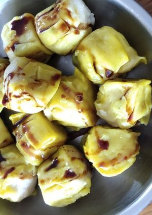 A picture of Siomai in Sweet Soy Sauce.