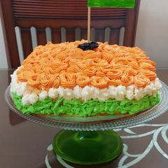 A picture of Tricolour Bread Cake.