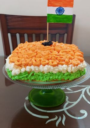 A picture of Tricolour Bread Cake.