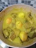 Opor ayam Telur santan kara