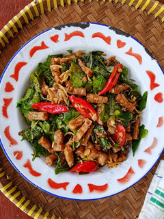 Foto resep Tumis Daun Melinjo Tempe Teri