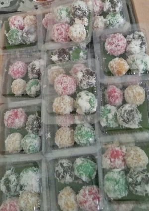 Foto resep Klepon pelangi aneka rasa