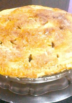 Una foto de Pastel de manzanas