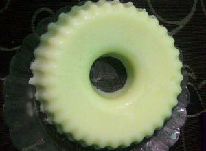Foto resep Puding susu sirup melon