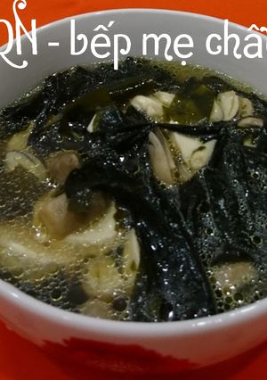 Hình của món Canh rong biển chay.
