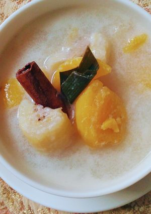 Foto resep Kolak sanguning (pisang ubi kuning)☺️