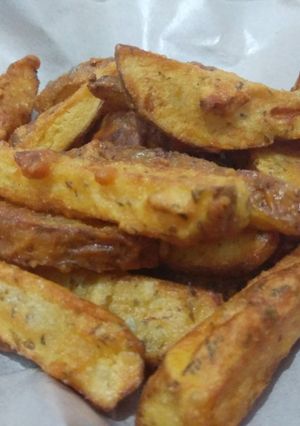 Foto resep Potato Wedges tepung basah (sederhana)