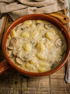 Una foto de Gnocchi al funghi 🍄