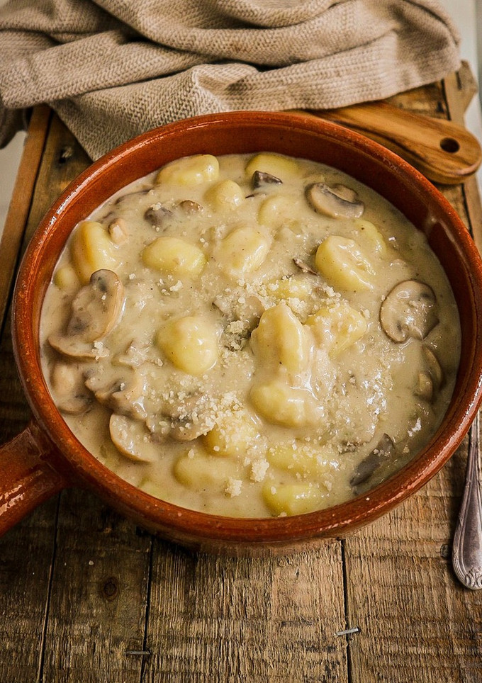 Una foto de Gnocchi al funghi 🍄