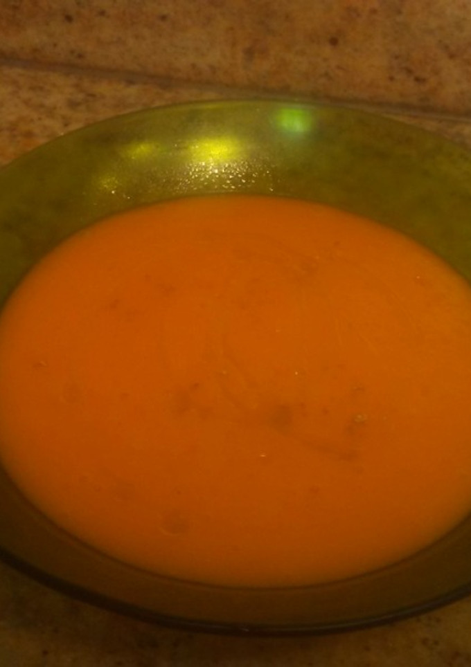 Una foto de Crema de boniato con jengibre