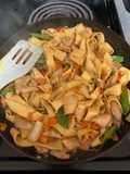 Chicken Stir Fry with Egg Noodles