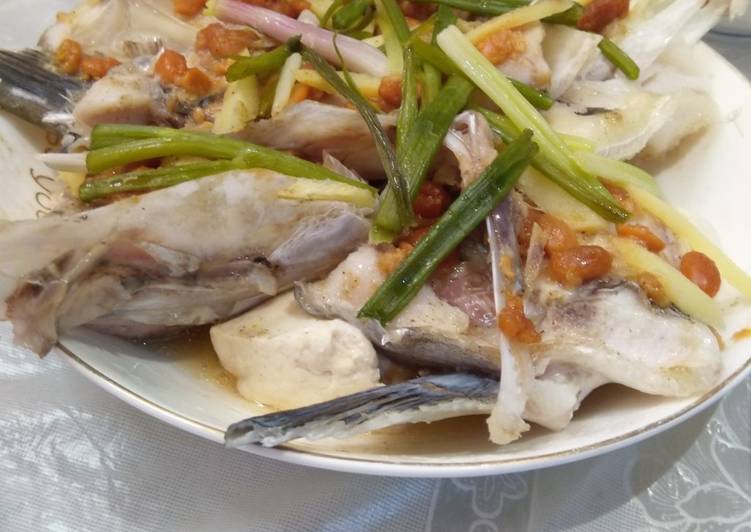 Resep Kepala ikan kukus yang Bikin Ngiler