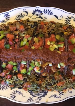 A picture of California Farm All -You-Can-Eat Tofu Tacos.