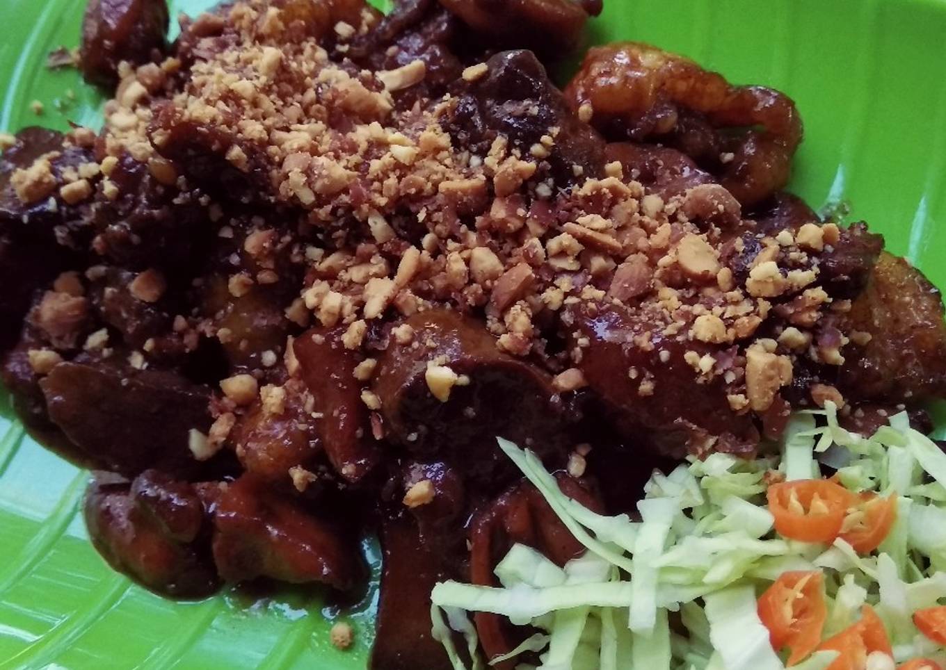 Sate goreng Sapi