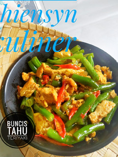 Foto resep Buncis tahu teriyaki