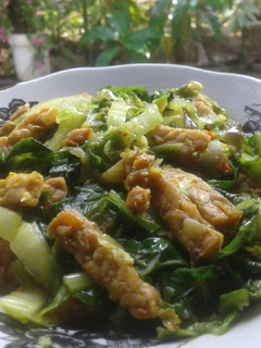 Foto resep Tumis sawi tempe