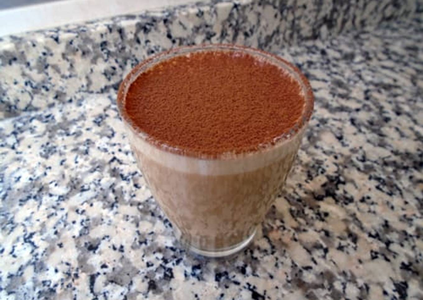 Batido de turrón de Jijona y café