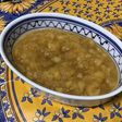 Compote de pommes au jus de prunes