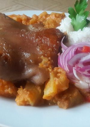 Una foto de Picante de cuy
