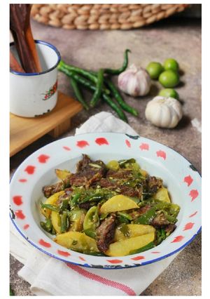 Foto resep Dendeng Cabe Ijo