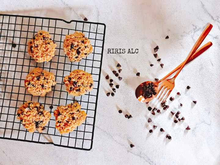 Cara Membuat Camilan enak dan mudah, oatmeal cookies Menu Enak