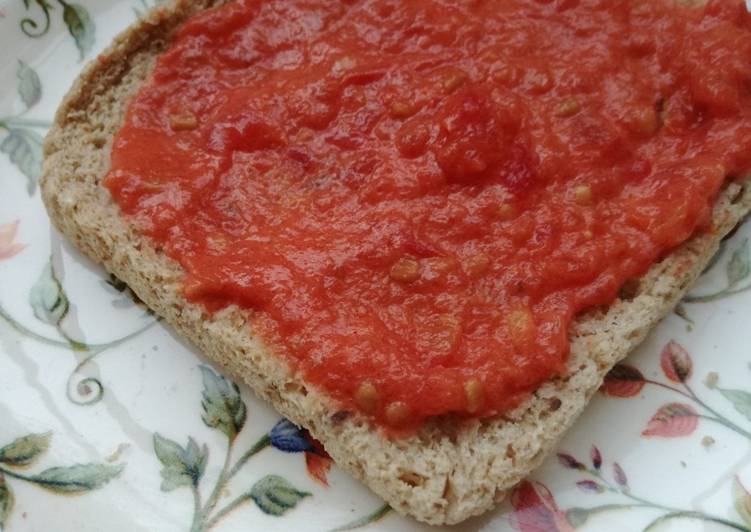 Tomate triturado para tostadas 🍞🍅