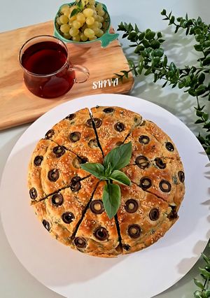 عکسی از دستور کیک سبزیجات و پنیر