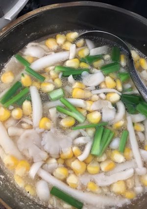 Hình của món Súp bắp nấm.