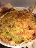 Torta salata con verza strascinata