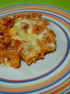 Una foto de Pasta con chorizo express con thermomix