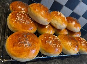 O poză a rețetei Chifle Turcești cu lapte, pufoase și delicioase foc 😋👌😍 Pofuduk poğaça tarifi.