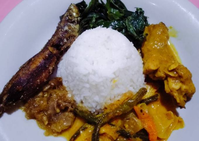 Cara membuat Nasi kapau padang Cara membuat Nasi kapau padang