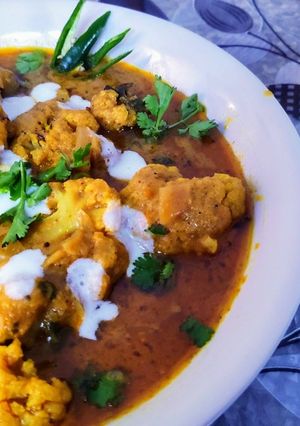 A picture of Spicy Malmal-e-Gobhi.