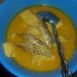 Pindang tahu bumbu kuning pedas