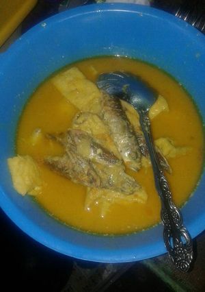 Foto resep Pindang tahu bumbu kuning pedas